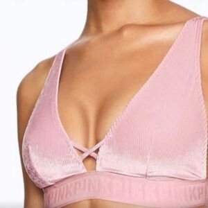 Pink Velvet Bralette-Victoria’s Secret